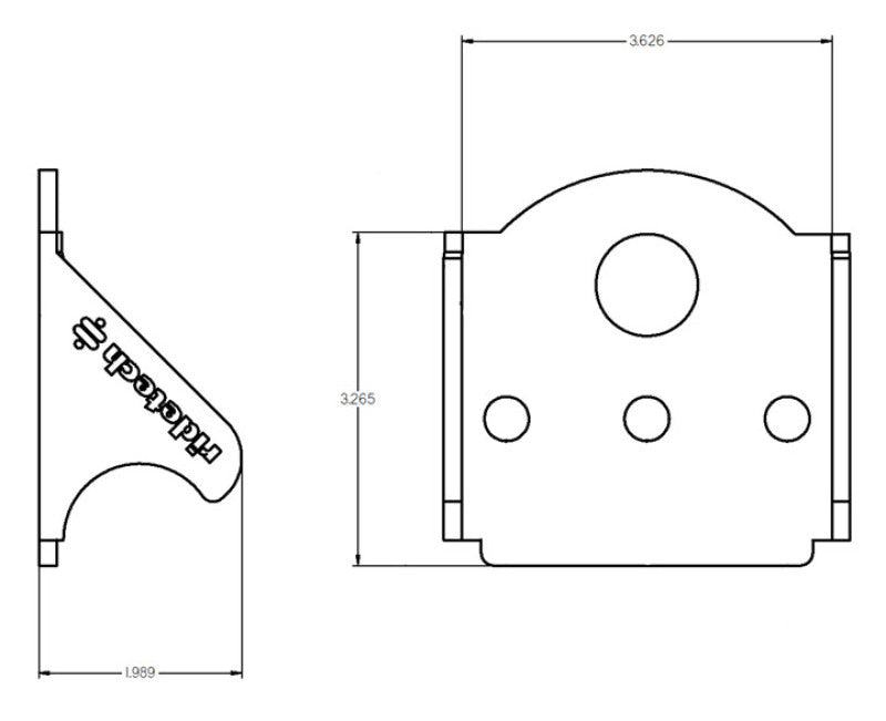 RID Air Spring Mounts - Upper - Ridetech Upper Ridetech Bolt-On 4 Link Bridge Mount