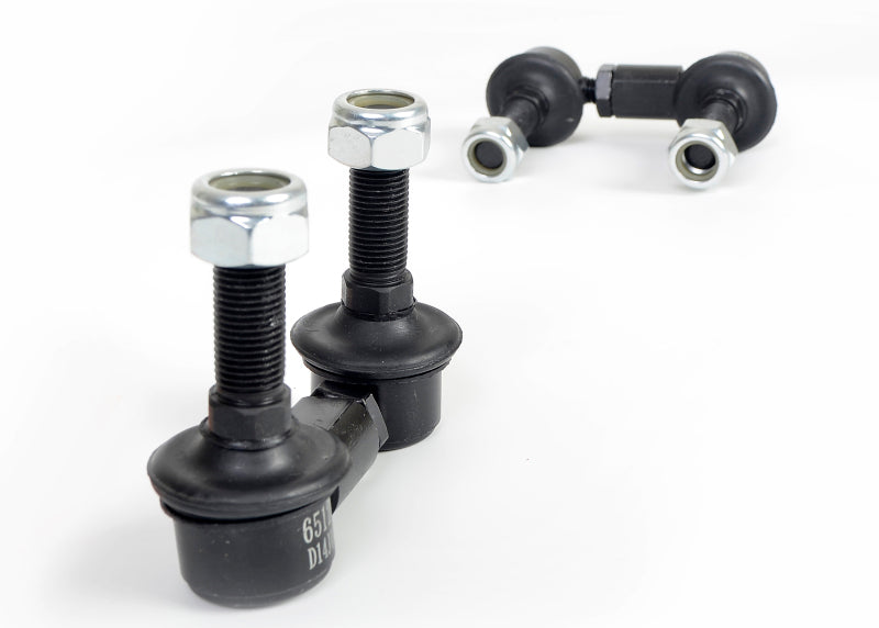 WL Sway Bar Links - Whiteline 07+ Nissan Skyline R35 GT-R Front Swaybar link kit h/duty-adjustable steel ball