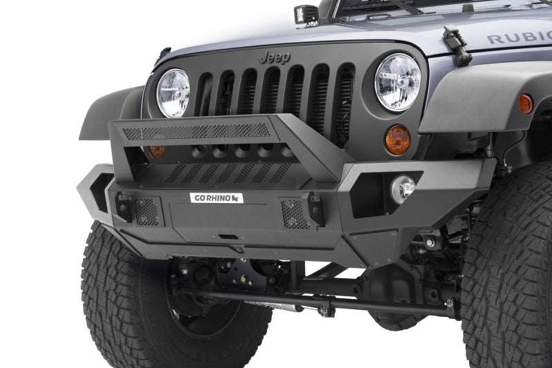 GOR Trailine Bumper - Go Rhino 07-20 Jeep Wrangler JL/JLU/JK/JKU/Gladiator JT Trailline 20 Light Mount Bar