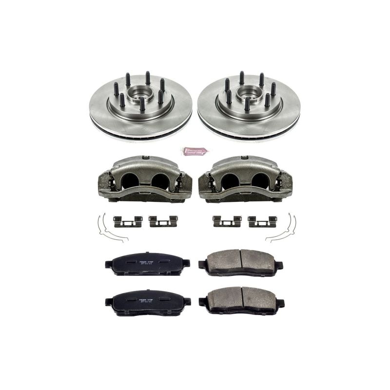 PSB Autospecialty Rotor - Power Stop 06-08 Lincoln Mark LT Front Autospecialty Kit w/Cals