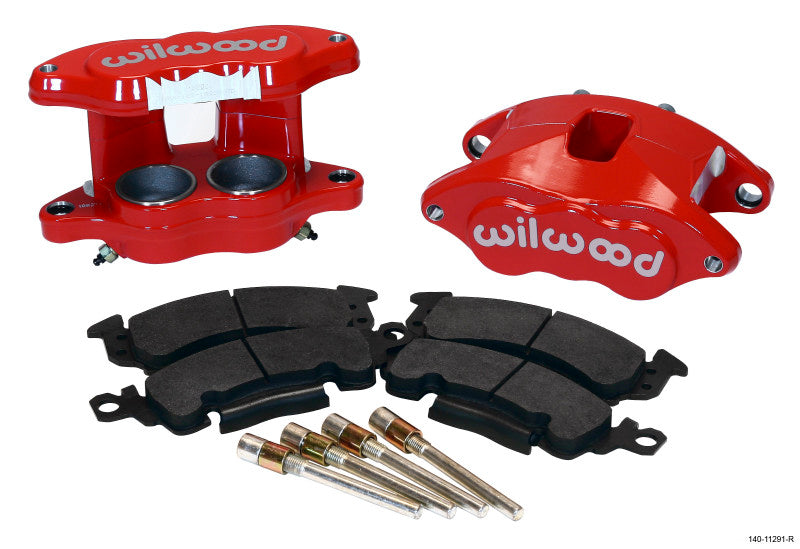WIL D52 Brake Kit - Wilwood D52 Front Caliper Kit - Red 2.00 / 2.00in Piston 1.04in Rotor