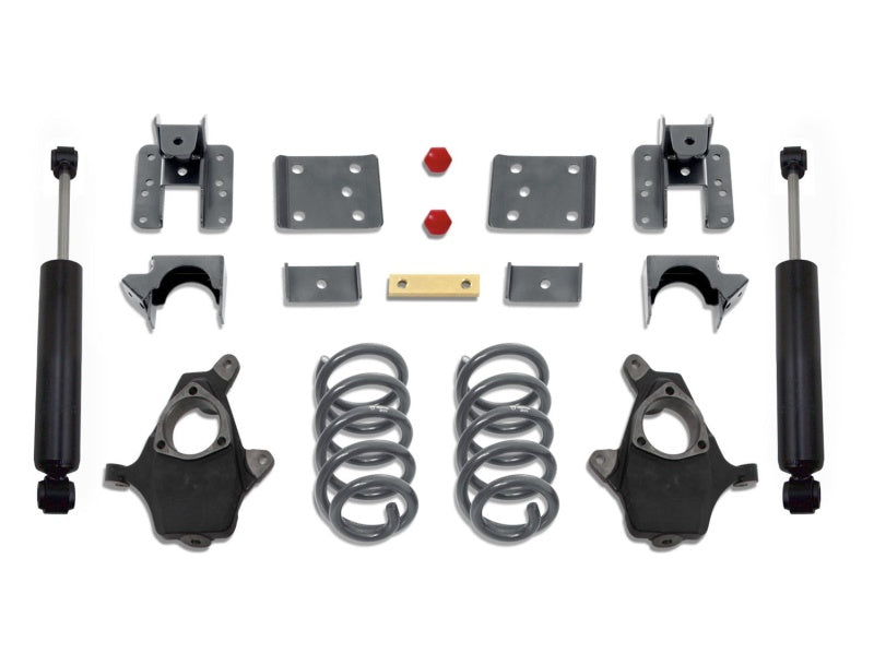 MXT Lowering Spindles - MaxTrac 07-13 GM C/K1500 2WD/4WD Single Cab 4in/6in Lowering Spindle Kit