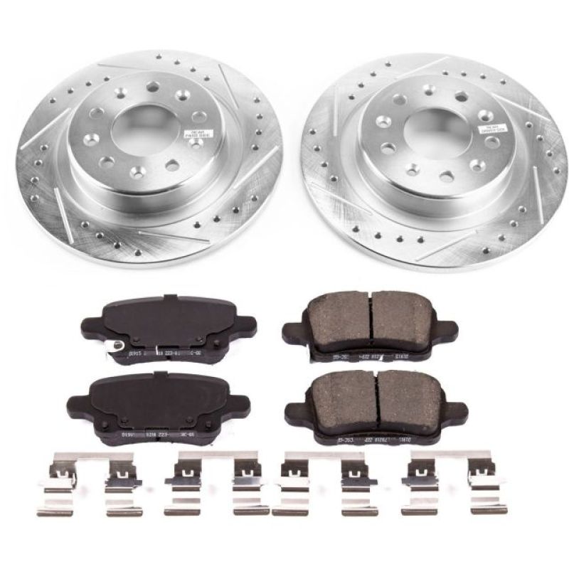 PSB Z23 Evolution Kit - Power Stop 2018 Chevrolet Equinox Rear Z23 Evolution Sport Brake Kit
