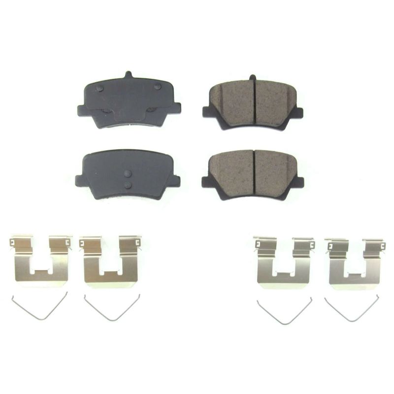 PSB Z17 Evolution Brake Pads - Power Stop 2019 Volvo XC40 Rear Z17 Evolution Ceramic Brake Pads w/Hardware