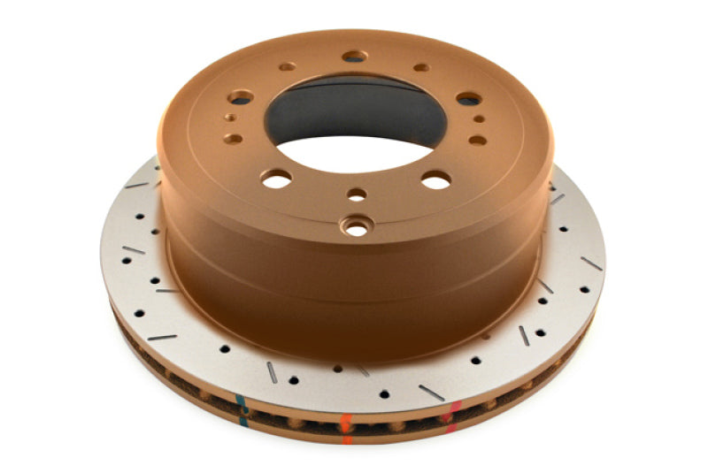 DBA 4000 Slot&Drill Rotors - DBA 98-05 Lexus LX 470 / 98+ Toyota Landcruiser 100 Series Rear Drilled & Slotted 4000 Series Rotor