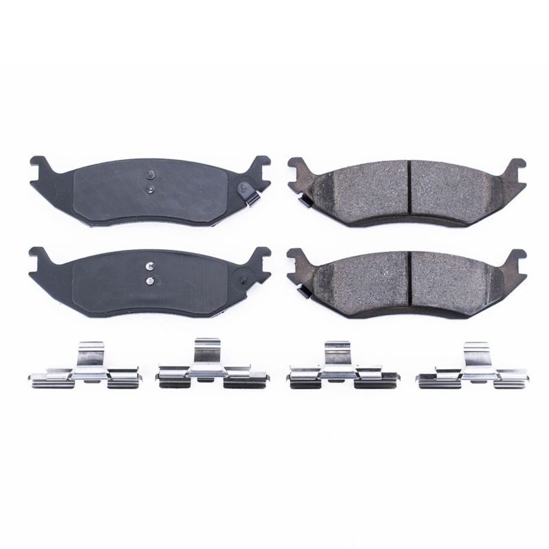 PSB Z17 Evolution Brake Pads - Power Stop 07-09 Chrysler Aspen Rear Z17 Evolution Ceramic Brake Pads w/Hardware