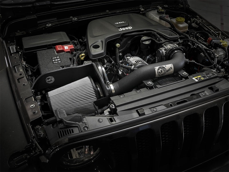 AFE Magnum FORCE Stage-2XP Cold Air Intakes - aFe Magnum FORCE Stage-2 XP Pro DRY S Cold Air Intake System 2018+ Jeep Wrangler (JL) V6 3.6L