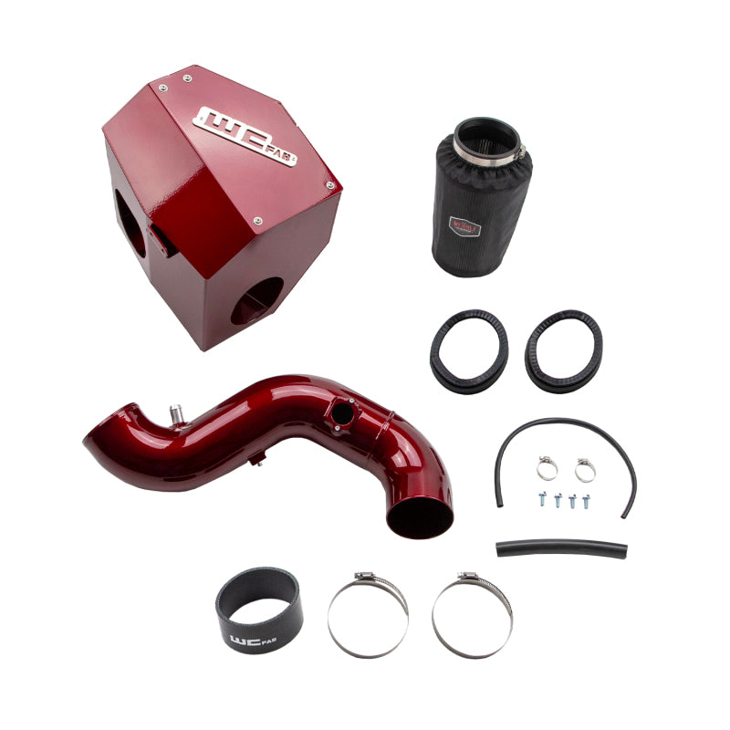 WCF Intake Kit - Wehrli 13-18 Cummins 6.7L Intake Kit 4in - WCFab Red