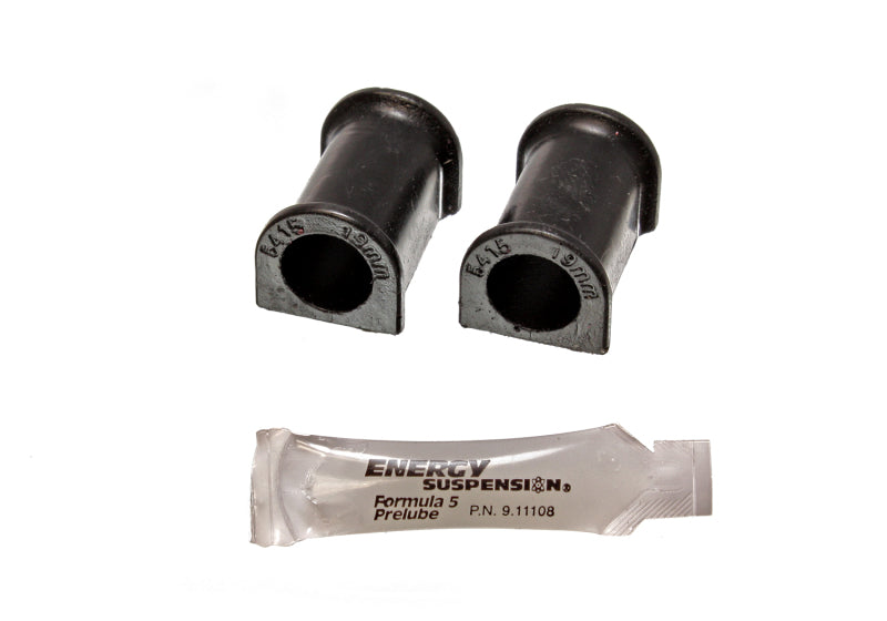 ES Sway Bar Bushings - Black - Energy Suspension 95-99 Mitsubishi Eclipse FWD/AWD Black 18mm Front Sway Bar Bushings