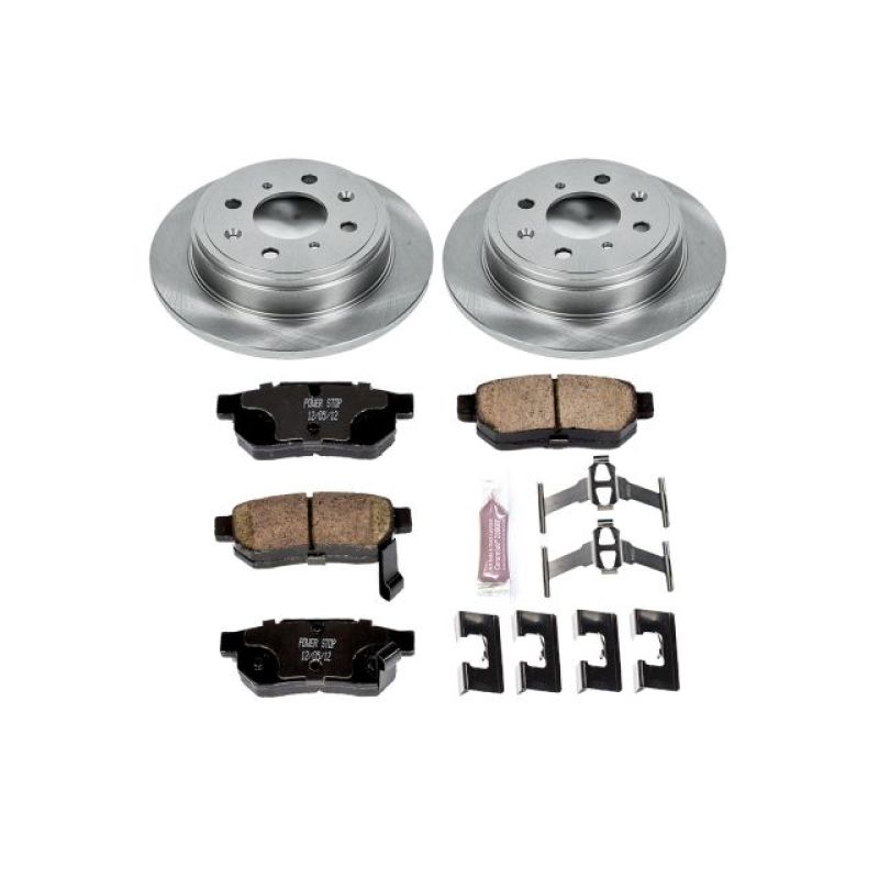 PSB Autospecialty Kit - Power Stop 90-01 Acura Integra Rear Autospecialty Brake Kit