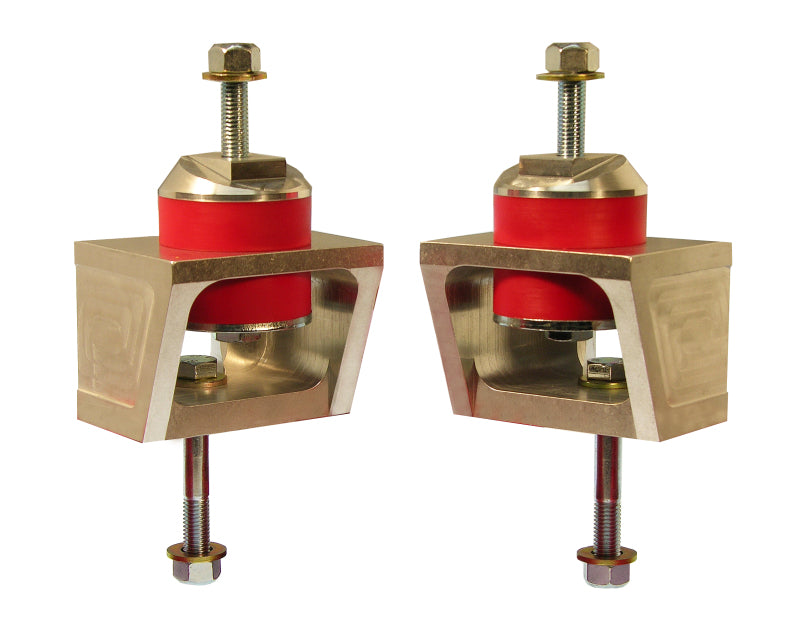 PRO Engine Mounts - Red - Prothane 10 Chevy Camaro Motor Mount Insert - Red