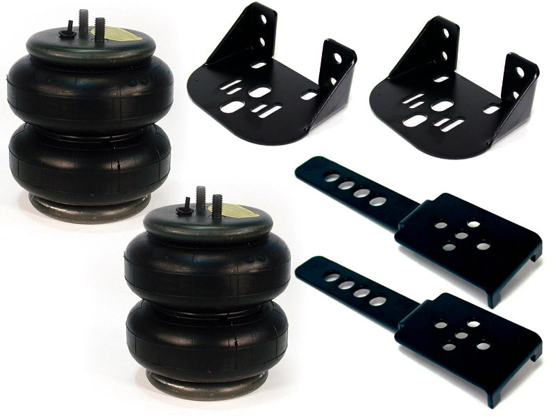 RID Air Over Leaf Kits - Ridetech AIRoverLeaf 4000lb Sideframe 2.5in Leaf Bracket Kit