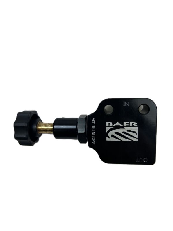 BAE Proportioning Valve - Baer Brakes General Fit Proportioning Valve w/ Adjustable Knob & Fittings