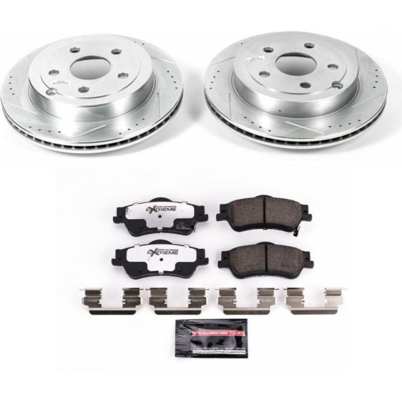 PSB Z26 Street Warrior Kit - Power Stop 08-09 Pontiac G8 Rear Z26 Street Warrior Brake Kit