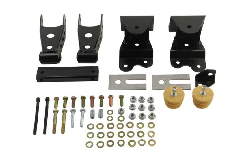 BT Shackle Kit - Belltech SHACKLE AND HANGER KIT 88-98 GM C-1500/2500 EXT CAB