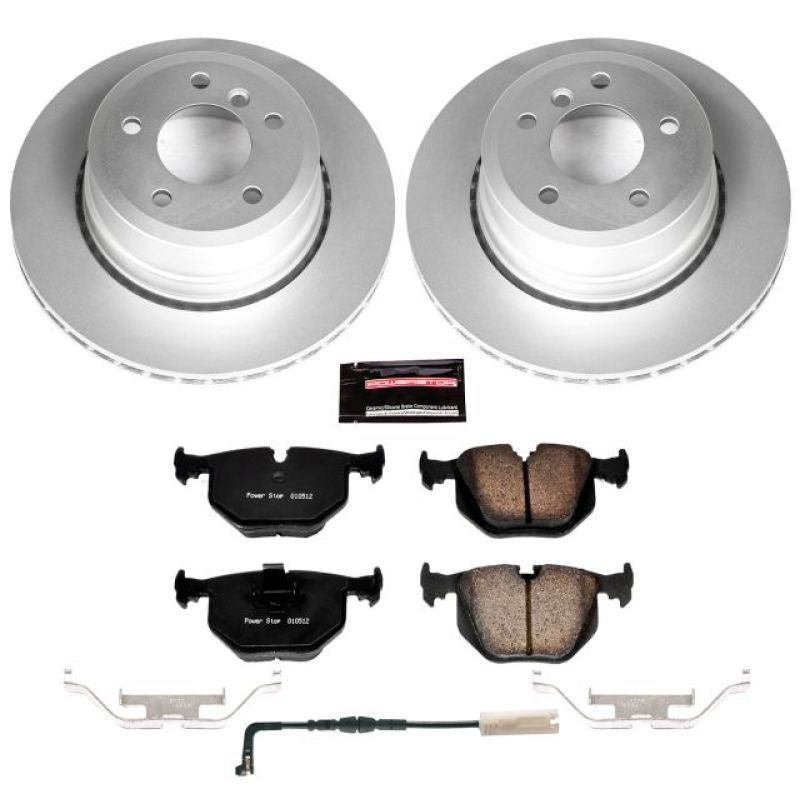 PSB Z23 Evolution Coated Kit - Power Stop 06-07 BMW 530xi Rear Z23 Evolution Sport Coated Brake Kit