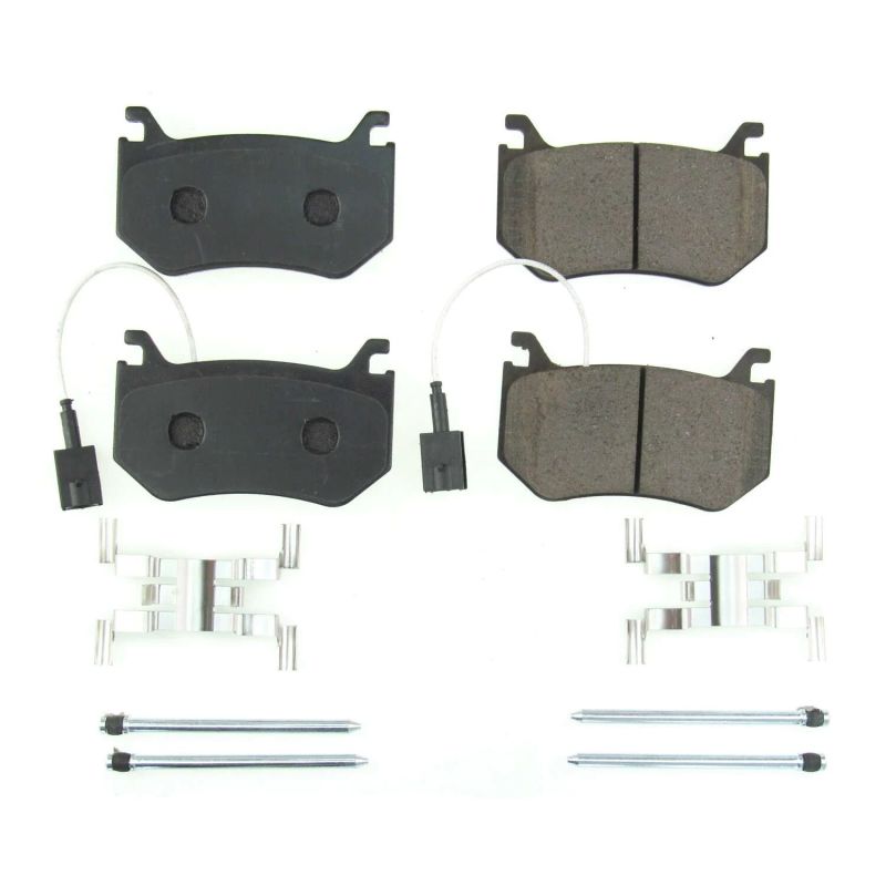 PSB Z17 Evolution Brake Pads - Power Stop 17-18 Alfa Romeo Giulia Rear Z17 Evolution Ceramic Brake Pads w/Hardware