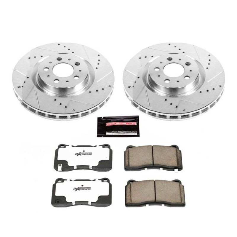 PSB Z26 Street Warrior Kit - Power Stop 04-07 Volvo S60 Front Z26 Street Warrior Brake Kit