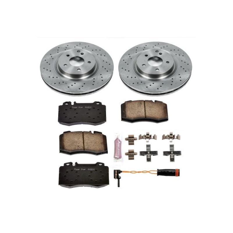 PSB Autospecialty Kit - Power Stop 2004 Mercedes-Benz C230 Front Autospecialty Brake Kit