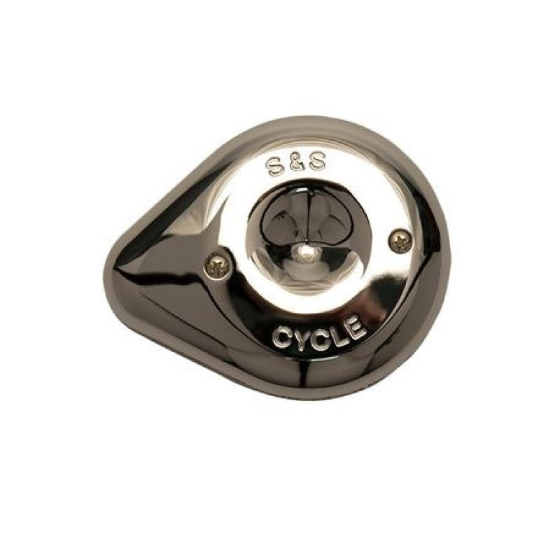 SSC Air Cleaner Kits - S&S Cycle Mini Teardrop Air Cleaner Cover For All Stealth Applications - Chrome