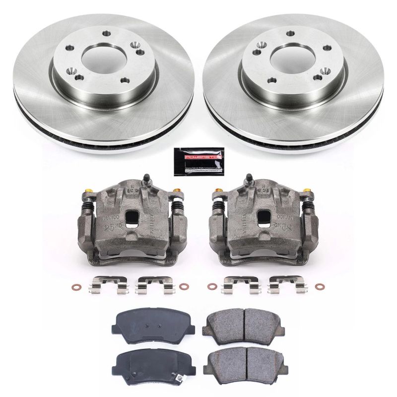 PSB Autospecialty Kit w/Cals - Power Stop 11-16 Hyundai Elantra Front Autospecialty Brake Kit w/Calipers
