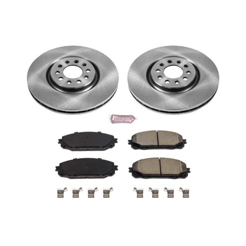 PSB Autospecialty Kit - Power Stop 17-19 Jeep Cherokee Front Autospecialty Brake Kit