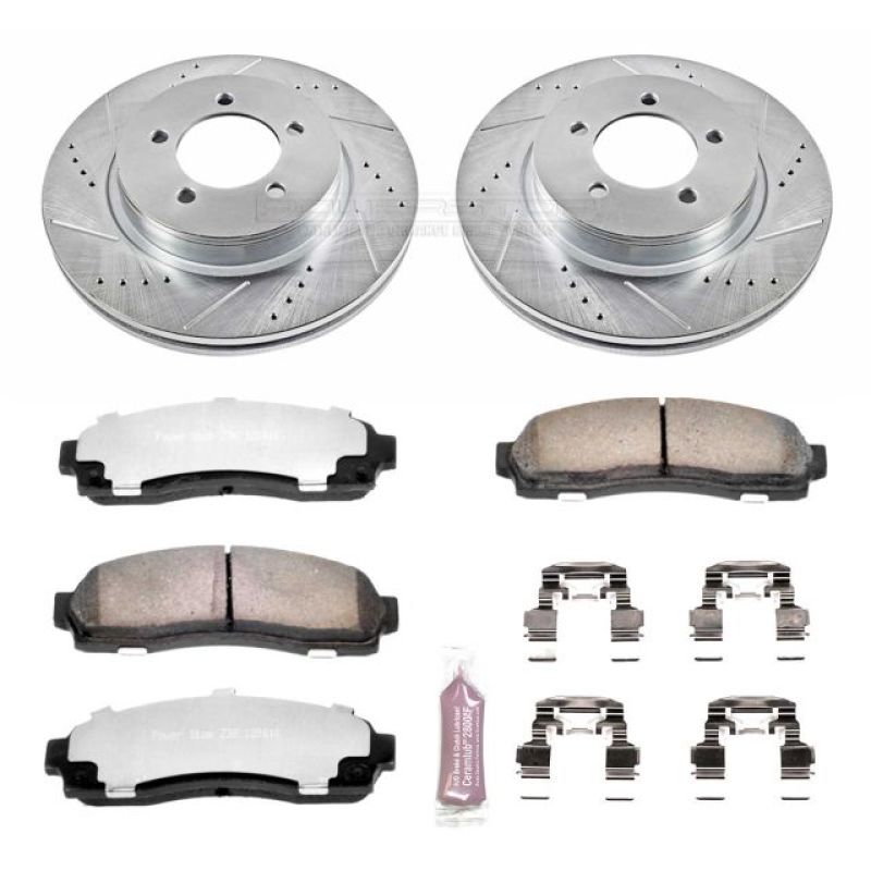 PSB Z36 Truck & Tow Kit - Power Stop 02-05 Ford Explorer Front Z36 Truck & Tow Brake Kit