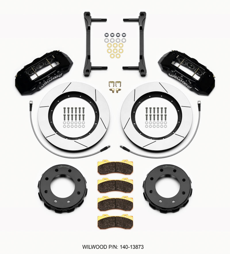 WIL TX6R Brake Kit - Wilwood TX6R Front Kit 15.00in Black 2011-2015 GM Truck/SUV 2500