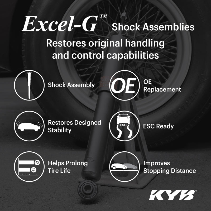 KYB Shock & Strut Excel-G - KYB 13-19 Cadillac ATS (Exc. Elect. Susp.) Excel-G Shock Assembly - Rear Left
