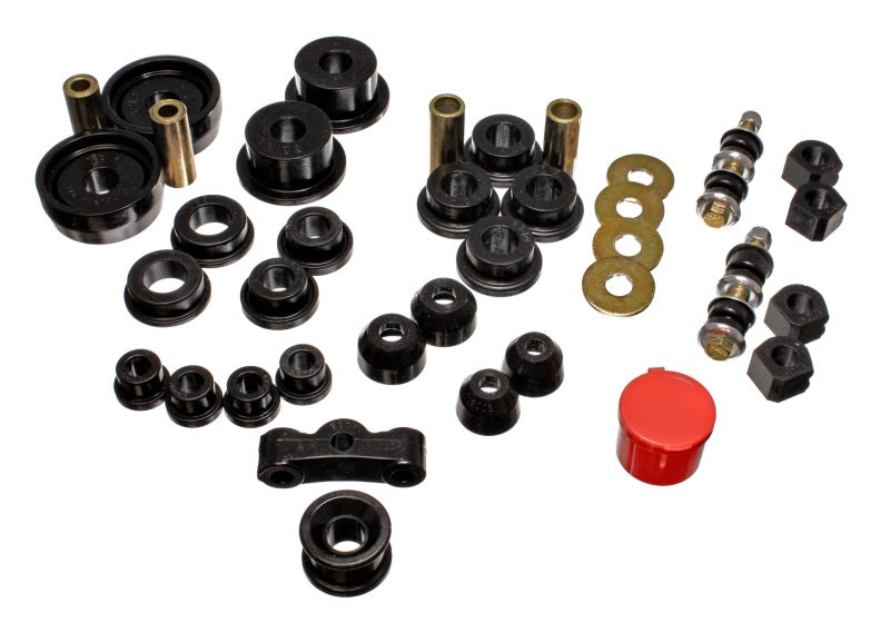 ES Hyper-Flex Sets - Black - Energy Suspension 84-87 Honda Civic/CRX Black Hyper-Flex Master Bushing Set