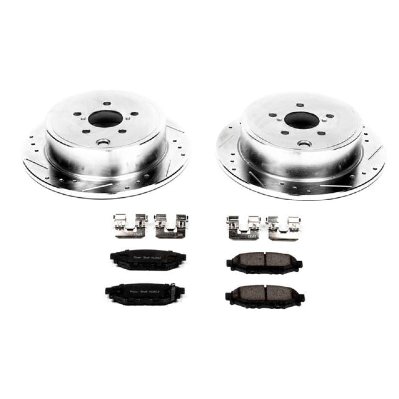 PSB Z23 Evolution Kit - Power Stop 13-16 Subaru BRZ Rear Z23 Evolution Sport Brake Kit