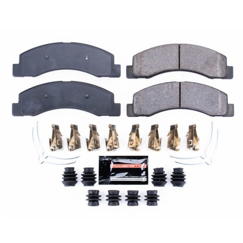PSB Z23 Evolution Brake Pads - Power Stop 00-05 Ford Excursion Front Z23 Evolution Sport Brake Pads w/Hardware