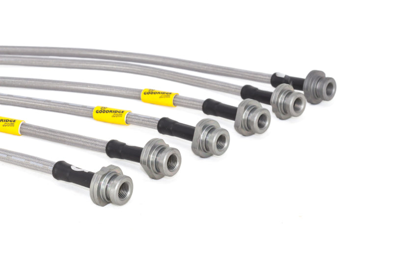 GR G-Stop Brake Line Kits - Goodridge 13-15 Nissan Sentra w/ Rear Disc Brakes SS Brake Line Kit