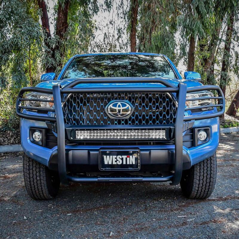 WES Sportsman Grille Guards - Westin 16-21 Toyota Tacoma Sportsman X Grille Guard - Tex. Blk