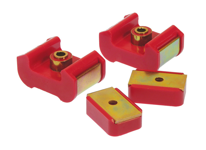 PRO Transmission Mounts - Red - Prothane 68-84 Chevy K10/20/30 4WD Trans Mount Bushings - Red