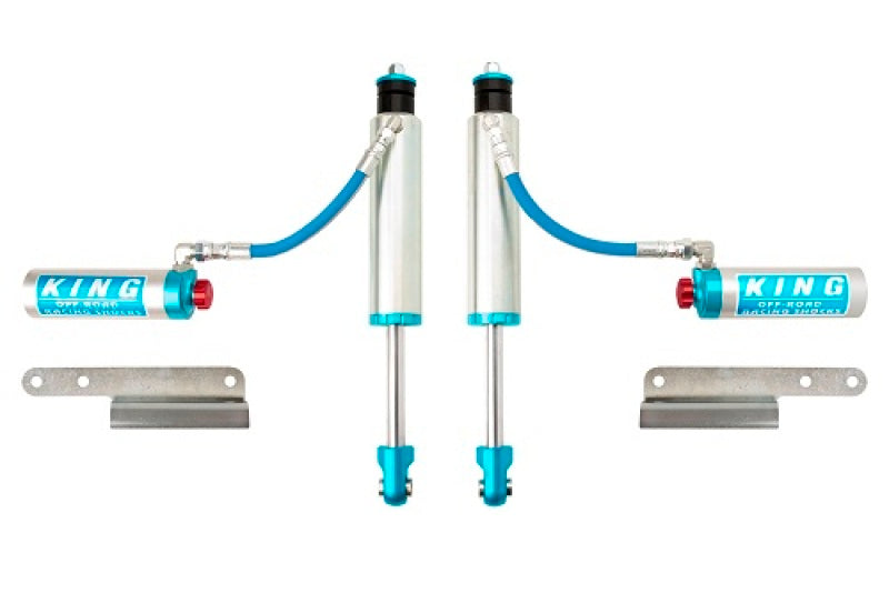 KIN 2.5 Shocks - King Shocks 98-02 Toyota Land Cruiser 100 Front 2.5 Dia Remote Res Shock w/Adjuster (Pair)