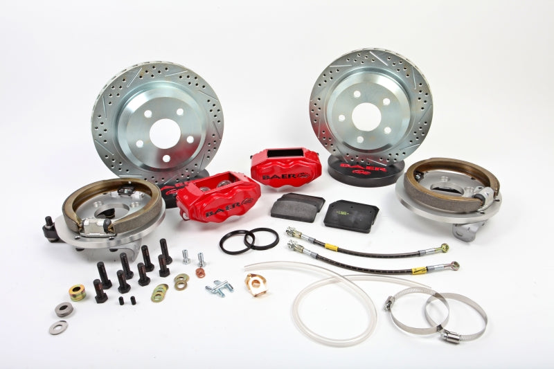 BAE SS4 Brake Kits - Baer Brakes Rear Ends w/ GM Small Pattern 10/12 Bolt C-Clip HE 12in SS4 Rear SDZ Brake Kit - MG