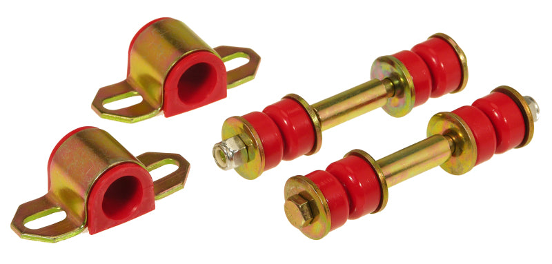 PRO Sway/End Link Bush - Red - Prothane 79-93 Datsun D50 2wd Front Sway Bar Bushings - 21mm - Red