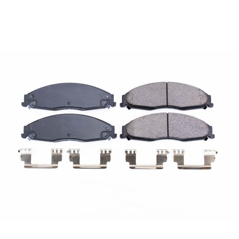 PSB Z17 Evolution Brake Pads - Power Stop 05-08 Pontiac Grand Prix Front Z17 Evolution Ceramic Brake Pads w/Hardware