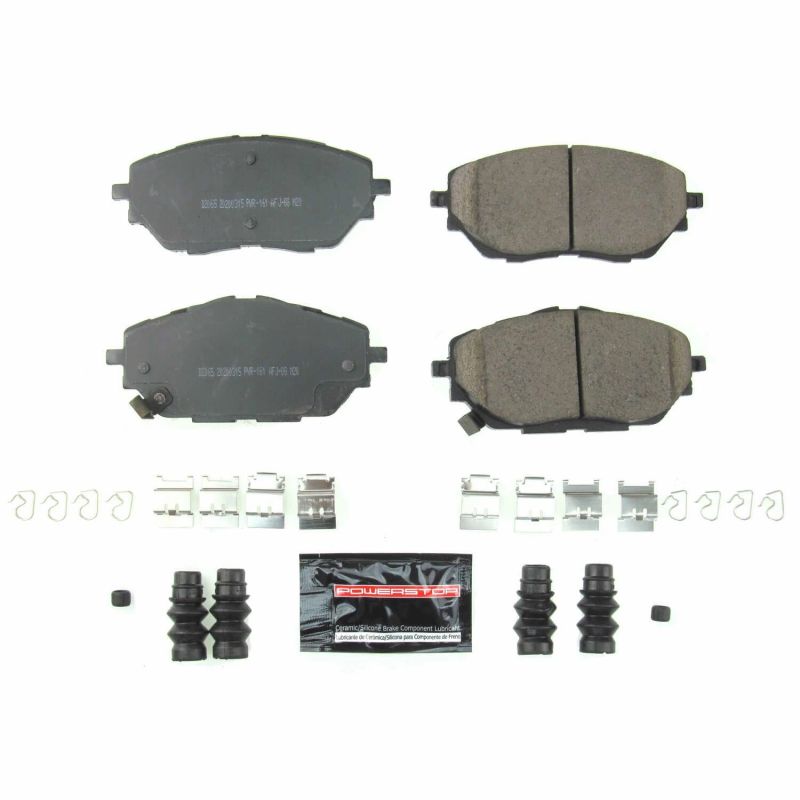PSB Z23 Evolution Brake Pads - Power Stop 18-19 Toyota C-HR Front Z23 Evolution Sport Brake Pads w/Hardware