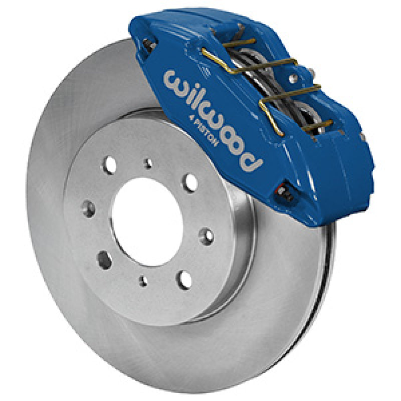 WIL Dynapro Brake Kit - Wilwood DPHA Front Caliper & Rotor Kit Honda / Acura w/ 262mm OE Rotor - Competition Blue