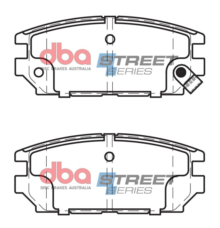 DBA Street Series Brake Pads - DBA 91-93 Mitsubishi 3000GT VR-4 (AWD) Rear Street Series Brake Pads