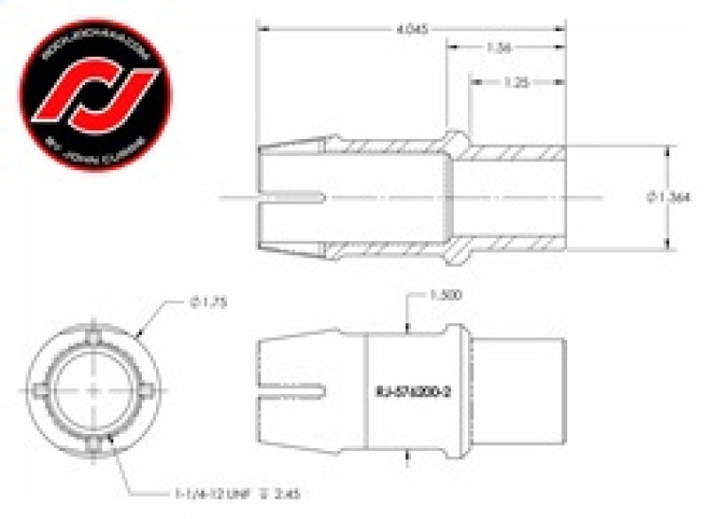 ROK Rocknuts - RockJock RockNut Kit Nut and Bung 1 1/4in LH Thread