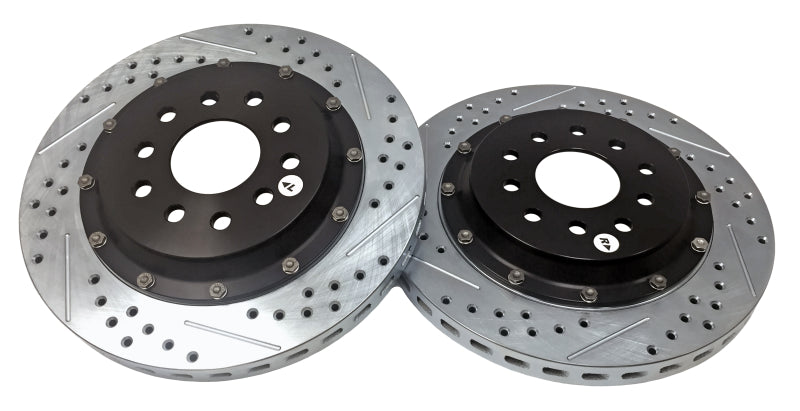 BAE Eradispeed Rotors - Baer Brakes 88-96 Chevrolet Corvette Eradispeed+ Front SDZ 2-Piece Performance Brake Rotors