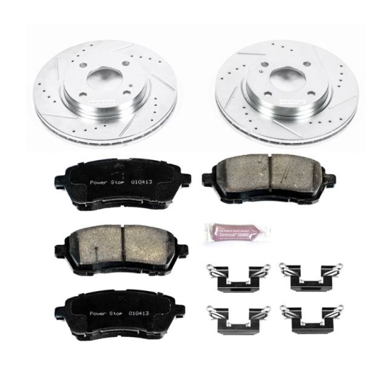 PSB Z23 Evolution Kit - Power Stop 11-19 Ford Fiesta Front Z23 Evolution Sport Brake Kit