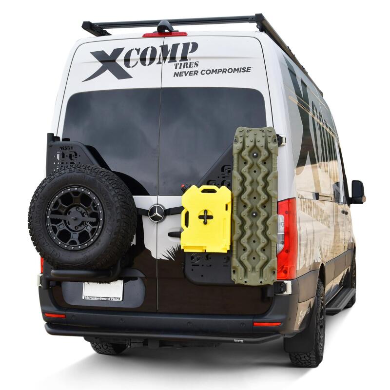 WES XTS Bumpers - Westin 19-23 Mercedes-Benz Sprinter XTS Rear Bumper Passenger Side Carrier - Textured Black