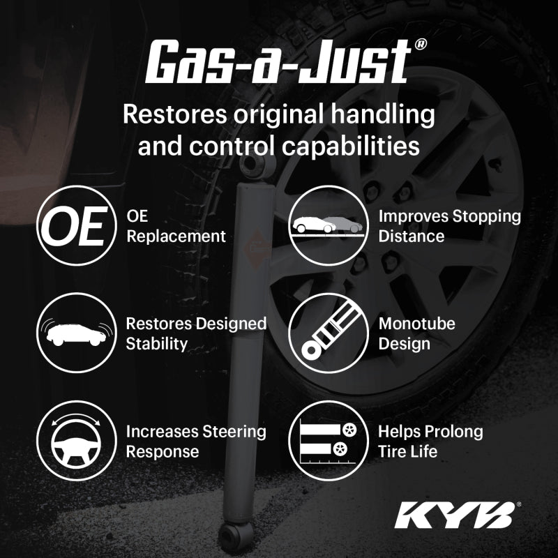 KYB Shocks & Struts Gas-A-Just - KYB Shocks & Struts Gas-A-Just Rear 13-20 Lexus GS350 - RWD with Adaptive Suspension