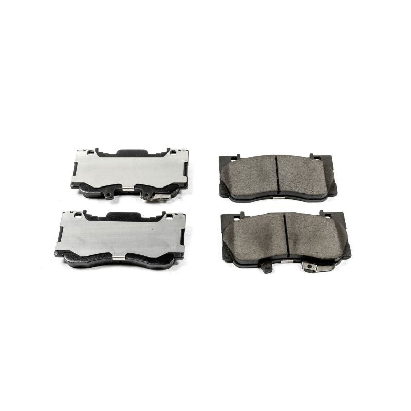 PSB Z16 Evolution Brake Pads - Power Stop 15-19 Ford Mustang Front Z16 Evolution Ceramic Brake Pads