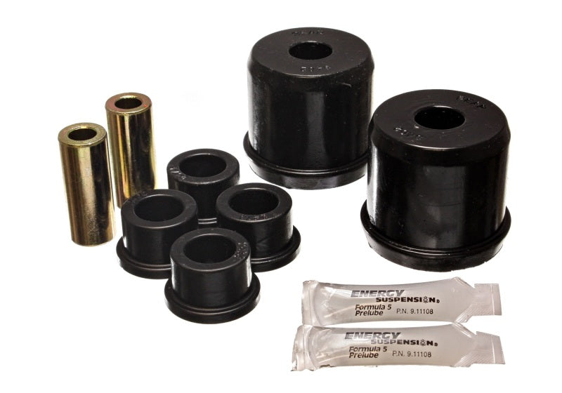 ES Cntrl Arm Bushings - Black - Energy Suspension 00-1/01 Mitsubishi Eclipse FWD Black Front Control Arm Bushing Set