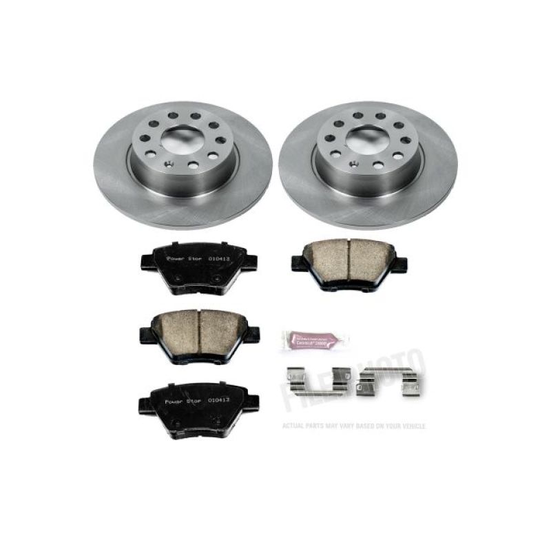 PSB Autospecialty Kit - Power Stop 10-12 Audi A3 Rear Autospecialty Brake Kit